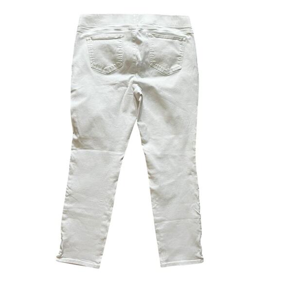 NYDJ Women’s Pull Up Skinny Ankle Pants White Size 12 Classic Coastal Grandma - Picture 2 of 10
